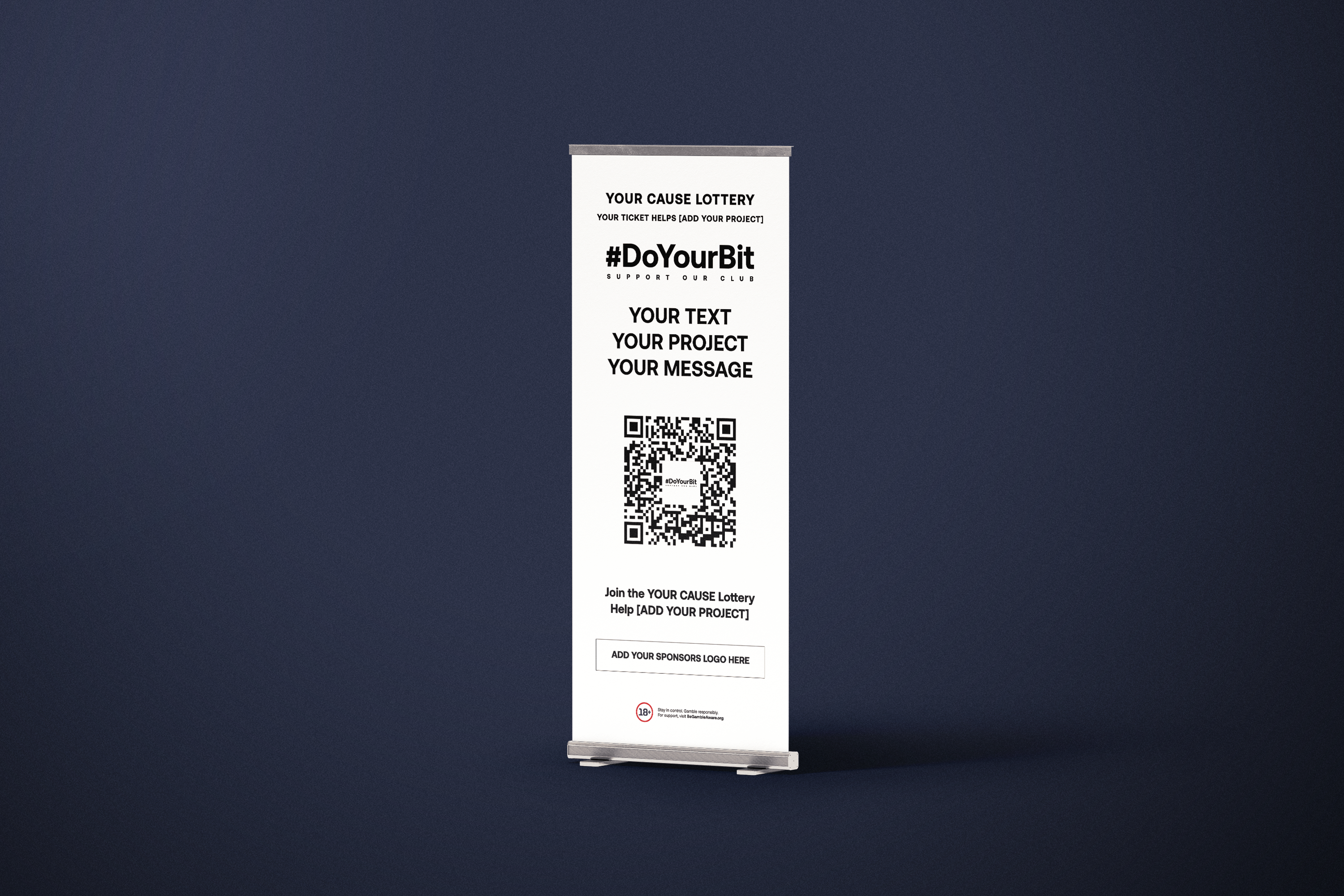 Fundraising Roller banner